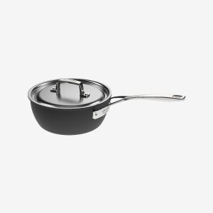 Demeyere - Sauteuse Black 5 med lås 20 cm 2 L - Sort - Stegepander & grillpander - - Homeroom