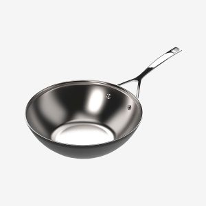 Demeyere - Wok Sort 5, 30 cm - Sort - Stegepander & grillpander - - Homeroom