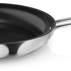 Ø24 cm - Stainless Steel keramisk stegepande